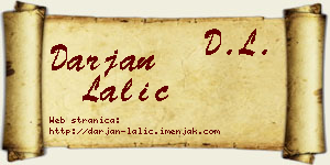 Darjan Lalić vizit kartica